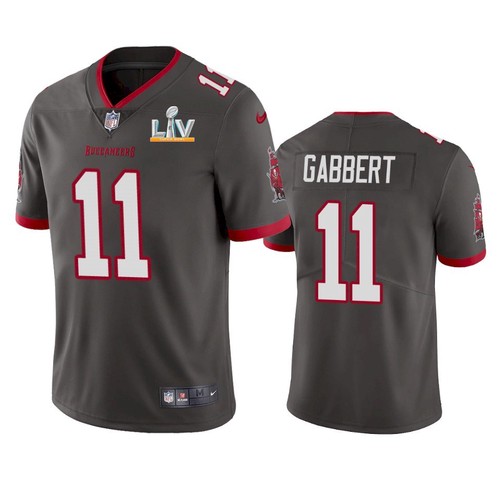 Men's Tampa Bay Buccaneers #11 Blaine Gabbert Grey NFL 2021 Super Bowl LV Limited Stitched Jersey Men's Tampa Bay Buccaneers #11 Blaine Gabbert Grey NFL 2021 Super Bowl LV Limited Stitched Jersey